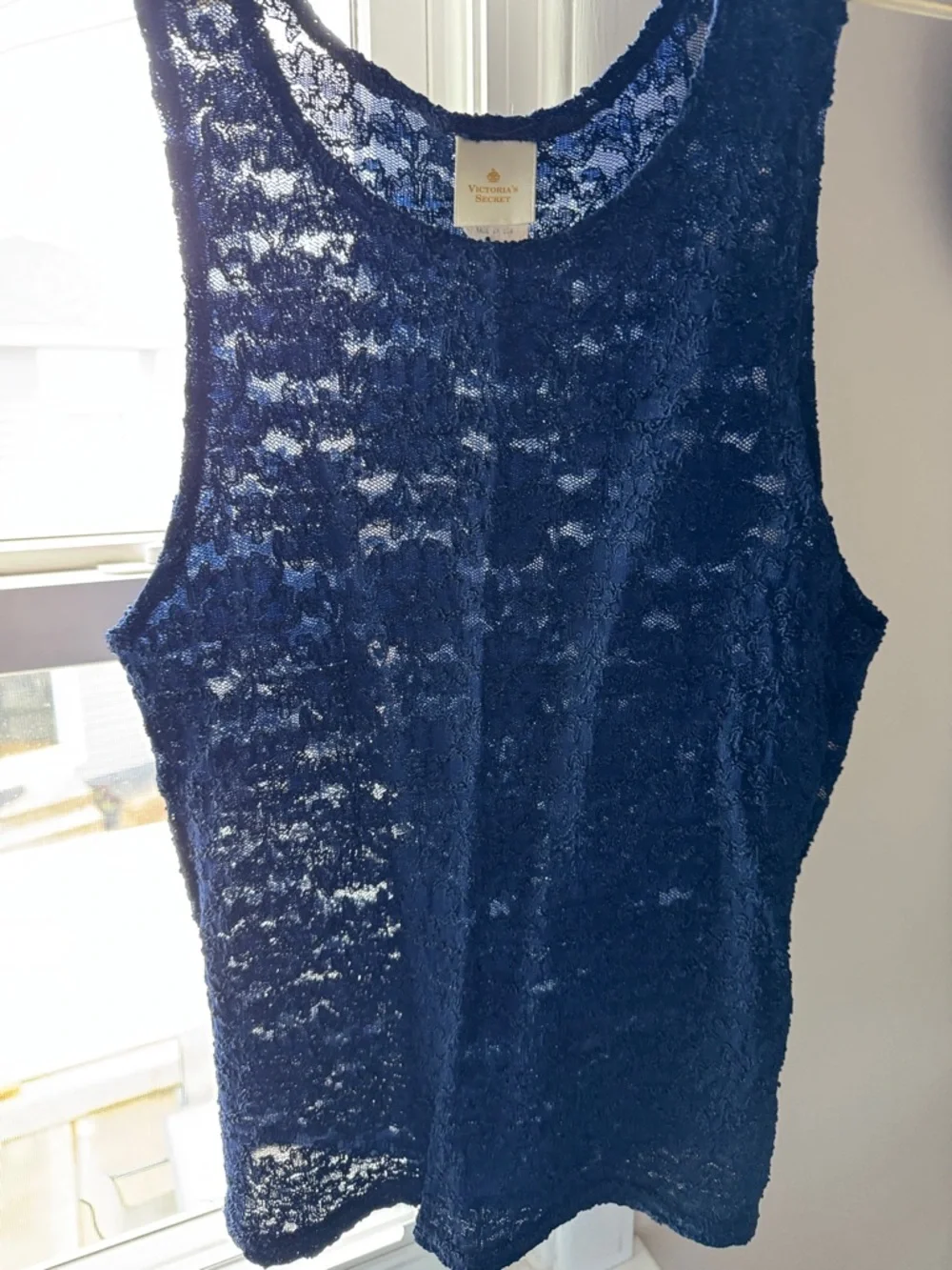 Victoria's Secret Vintage Sheer Lace Tank - Picture 5 of 5